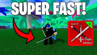 FULL GUIDE How To Get True Triple Katana  Blox Fruits [upl. by Nomrej655]