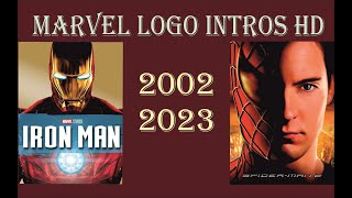 Marvel LOGO Intros 20022023 HD [upl. by Jorey531]