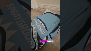 Spray ground backpack review wwwExplictstreetwear [upl. by Chevy]