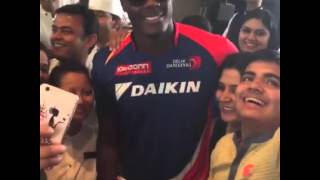 Brathwaite IPL 2016 welcome to india for Delhi Daredevils viral video [upl. by Ivers]