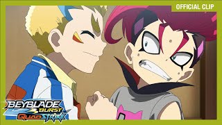 Dante meets Dark Prince  Latin America BEYBLADE BURST QUADSTRIKE EP3  Official Clip [upl. by Constantin132]