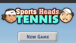 Sports Heads Tennis  Mousebreaker Gameplay by Magicolo [upl. by Hyrup]