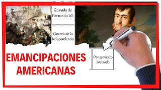 CAUSAS DE LA INDEPENDENCIA 🔴 La emancipación de HISPANOAMÉRICA 🌎 [upl. by Aruon]