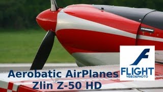 Aerobatic Airplane Zlin Z50 HD [upl. by Eniotna]