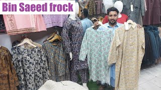 Bin Saeed frock Printed Winter Collection 2025 [upl. by Vania]