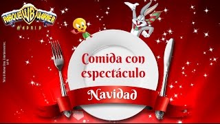 Comida con espectáculo de Navidad en Parque Warner [upl. by Justis]