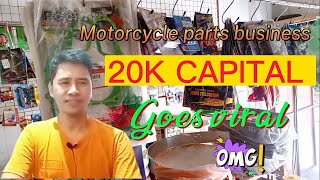 Mababang capital sa motorcycle parts business  Motorcycle parts business na maliit ang puhunan [upl. by Tema205]