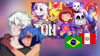 BNA react Rap do Determinação  Undertale Pacifista  Papyrus Da Batata tradutor 🇧🇷🇵🇪 [upl. by Heinrik]