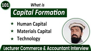 What is Capital Formation  Meaning of Capital Formation  Accounting and Economics students [upl. by Ayram59]