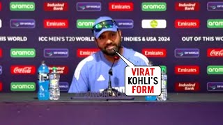 Rohit Sharma talking about Virat Kohlis poor form in the Press Conference  IND vs ENG semifinal [upl. by Nannoc]