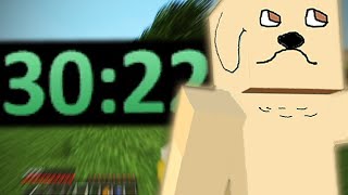 dogla TENTANDO speedrun MINECRAFT [upl. by Yatnod]