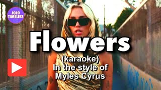 Flowers karaoke [upl. by Hilleary]