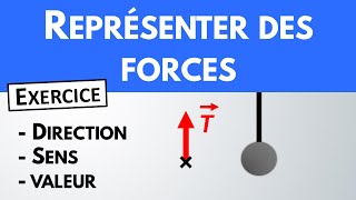 Comment représenter une force  ✏️ Exercice  PhysiqueChimie [upl. by Ibbie32]