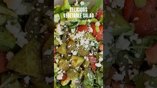 Delicious vegetable salad سلطة خضار صحية [upl. by Attevad]