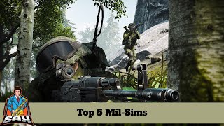 Top 5 PC Exclusive Milsim Games [upl. by Siramed]