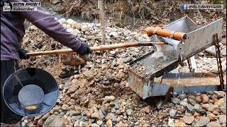 Gold Prospecting in Streams  a practical and easy way to find plenty of gold ALTINAVCISI1 [upl. by Boothe]