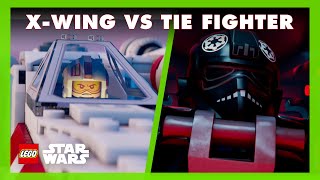 LEGO STAR WARS l XWing vs TIE Fighter  Curta a Temporada [upl. by Herschel]