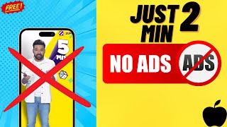 How To STOP ADS on iPhone  BLOCK ADS in just 2 min [upl. by Merissa340]