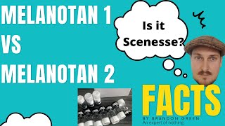 melanotan 1 vs melanotan 2 vs Scenesse afamelanotide [upl. by Airan]