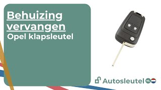 Opel klapsleutel  Behuizing vervangen [upl. by Ahsaei925]