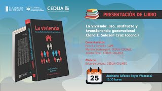 La vivienda uso usufructo y transferencia generacional [upl. by Ojyram]