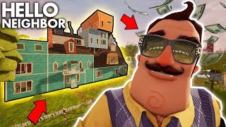 Rich Neighbor Buys A FANCY MANSION  Hello Neighbor Gameplay Mods [upl. by Reivax137]