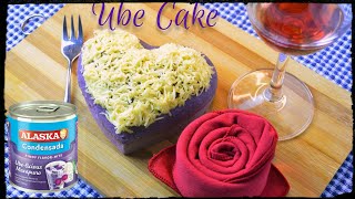 NO OVEN UBE CAKE  QUICK AND EASY UBE CAKE RECIPE  PINOY KITCHEN TV [upl. by Thomasina247]