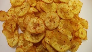 Home made Banana Chips recipe ellow Banana Chips Banana Wafers Raw Banana [upl. by Dysart]