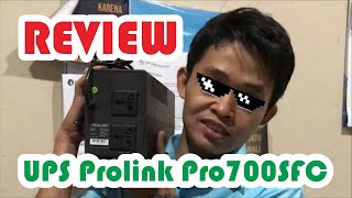 REVIEW UPS Prolink Pro700SFC [upl. by Redle972]