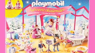 Playmobil ADVENTSKALENDER Unboxing  Weihnachtsball im Kristallsaal [upl. by Hterrag]