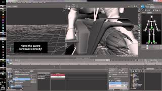 MotionBuilder parenting Tutorial [upl. by Gardener]