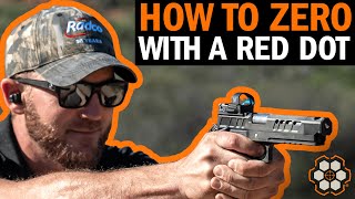 How to Zero A Red Dot Sight Using Your Pistol [upl. by Stromberg]