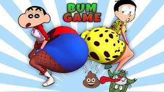 Shinchan And Nobita Play Noob Vs Pro Vs Hacker In 3d Game Very Funny 🤣 [upl. by Saidel]