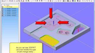 ESPRIT by DP Technology  ESPRIT 2010 Associativity [upl. by Gagliano]