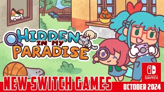 Hidden in my Paradise Gameplay Preview  New Switch Games [upl. by Virgina]