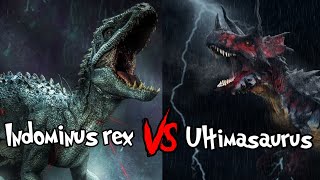 Indominus Rex Vs Ultimasaurus  Kaun Dinosaur hai sabse shaktishali  Battle video [upl. by Brottman]