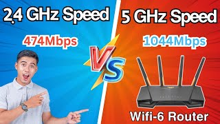 24 GHz vs 5 GHz WiFi Speed Test  Wifi Speed amp Range Comparison [upl. by Towland]