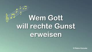 Wem Gott will rechte Gunst erweisen Singen mit Senioren Volkslieder und Schlager Liedertexte [upl. by Bena]