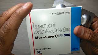 MeroSure O ER 300 Tablets 100 Assured Antibiotic  amp review in Hindi [upl. by Linnea]