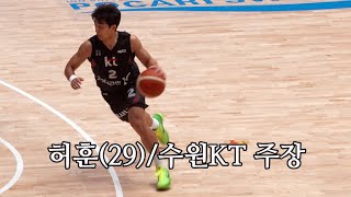 캡틴 허훈  2024 KBL 컵대회  KBL 4K 직캠 [upl. by Ahsilek]