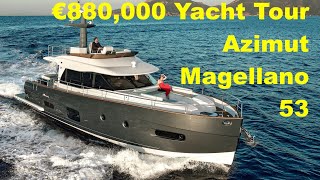 €880000 Yacht Tour  Azimut Magellano 53 [upl. by Hengel156]