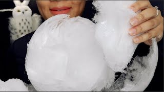 NEW ASMR BALLOON ICE FAIRY FLOSS ICEJUST BITES 1400 [upl. by Azaria]