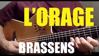 Lorage  Brassens  Godin Multiac  Boss OC3  Looper Ditto [upl. by Aihsemot]