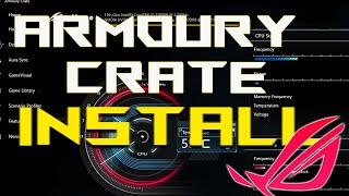 Quick Install Asus Armoury Crate Guide 2024 [upl. by Nisior]