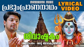 Shivashtakam  Prabhum Prananadham  Lyrical Video  Madhu Balakrishnan  Shiva Mantras with Lyrics [upl. by Moria607]