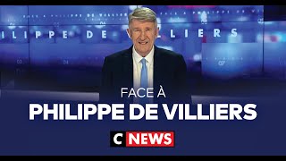 Face à Philippe de Villiers  22 décembre 2023 CNews [upl. by Odravde]