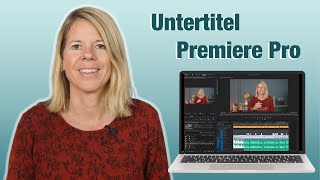 Untertitel in Premiere Pro erstellen  Tutorial [upl. by Enail]