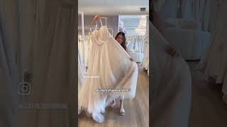 Styling a fall bridal look 🤭💜 columbus columbusohio weddingdresses bridetobe wedding sample [upl. by Socrates]