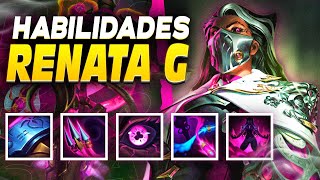 😱NUEVA CAMPEONA RENATA GLASC🌟¡HABILIDADES y GAMEPLAY REVELADO SKIN RENATA ALMIRANTE [upl. by Aguie]