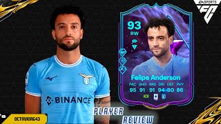 UNA OPCIÓN BARATA A PULISIC REVIEW DE FELIPE ANDERSON 93 PREMIUM EOAE EN ESPAÑOL EN EA FC24 UT [upl. by Nohsreg604]